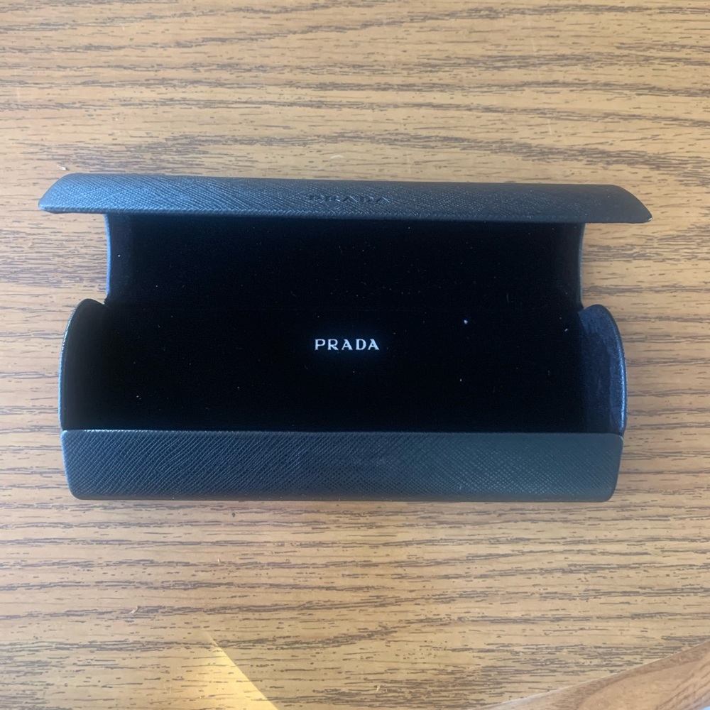 Like New Prada Glasses Magnetic Closure Hard Case